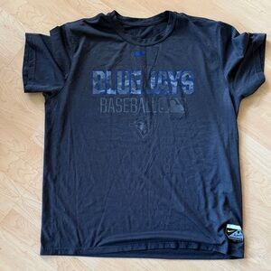 Men’s Nike Blue Jays Baseball T-Shirt Grey
